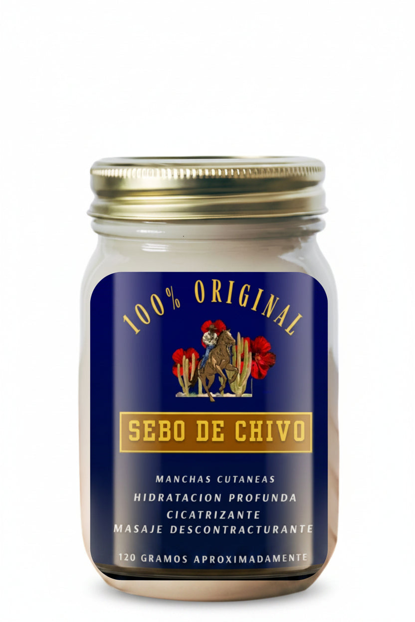 SEBO DE CHIVO PURO Y NATURAL.