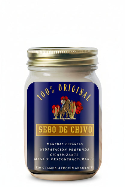 SEBO DE CHIVO PURO Y NATURAL.
