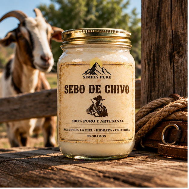 SEBO DE CHIVO PURO PARA LA PIEL
